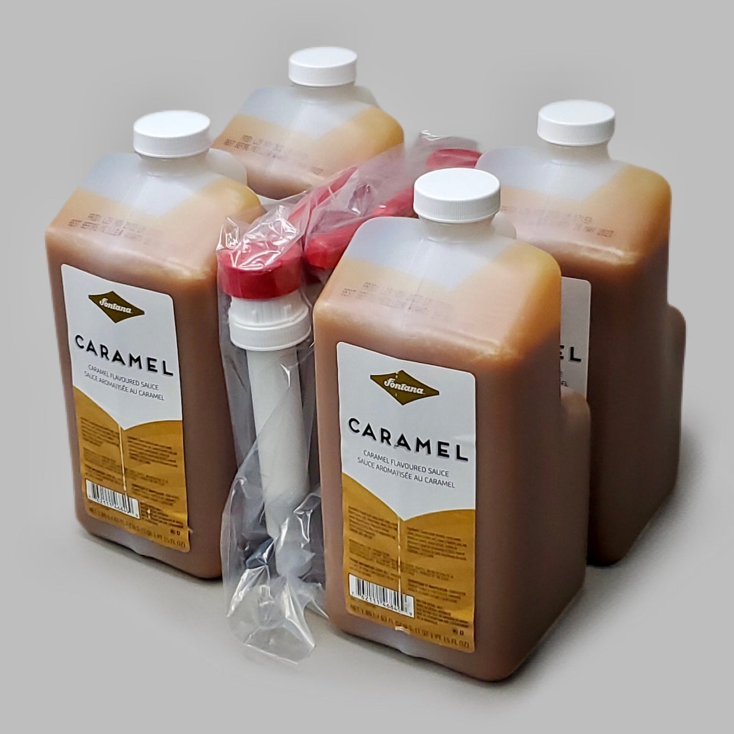 ZA@ STARBUCKS (4 PACK) Fontana Caramel Flavored Sauce (1.86 L/bottle) BB 11/24 A