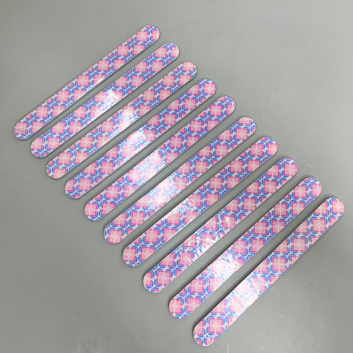 ZA@ WALGREENS (10 PACK!) Pattern Nail File 7" Pink Abstract WIC 254462 C