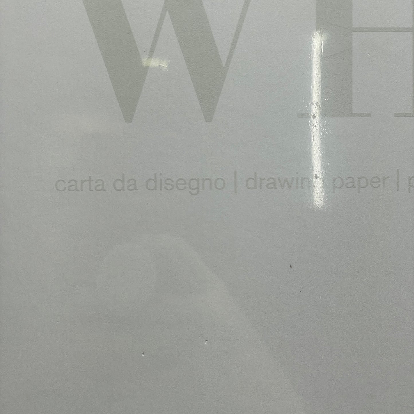 FABRIANO White White Drawing Pad 11.75"x16.5" 20 Sheets GSM: 300 19100420