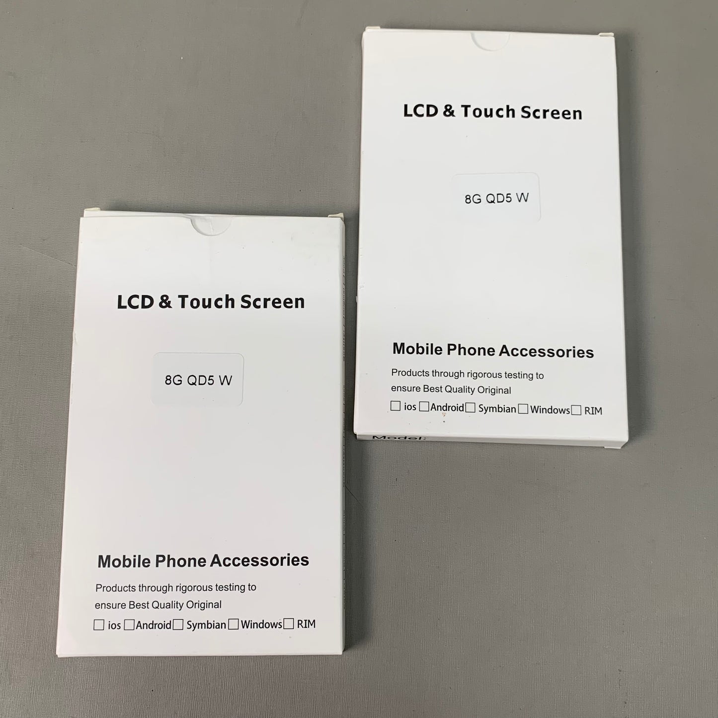 ZA@ Lot of 35! Variety of Replacement IPhone Screens Black & White Screens AS-IS