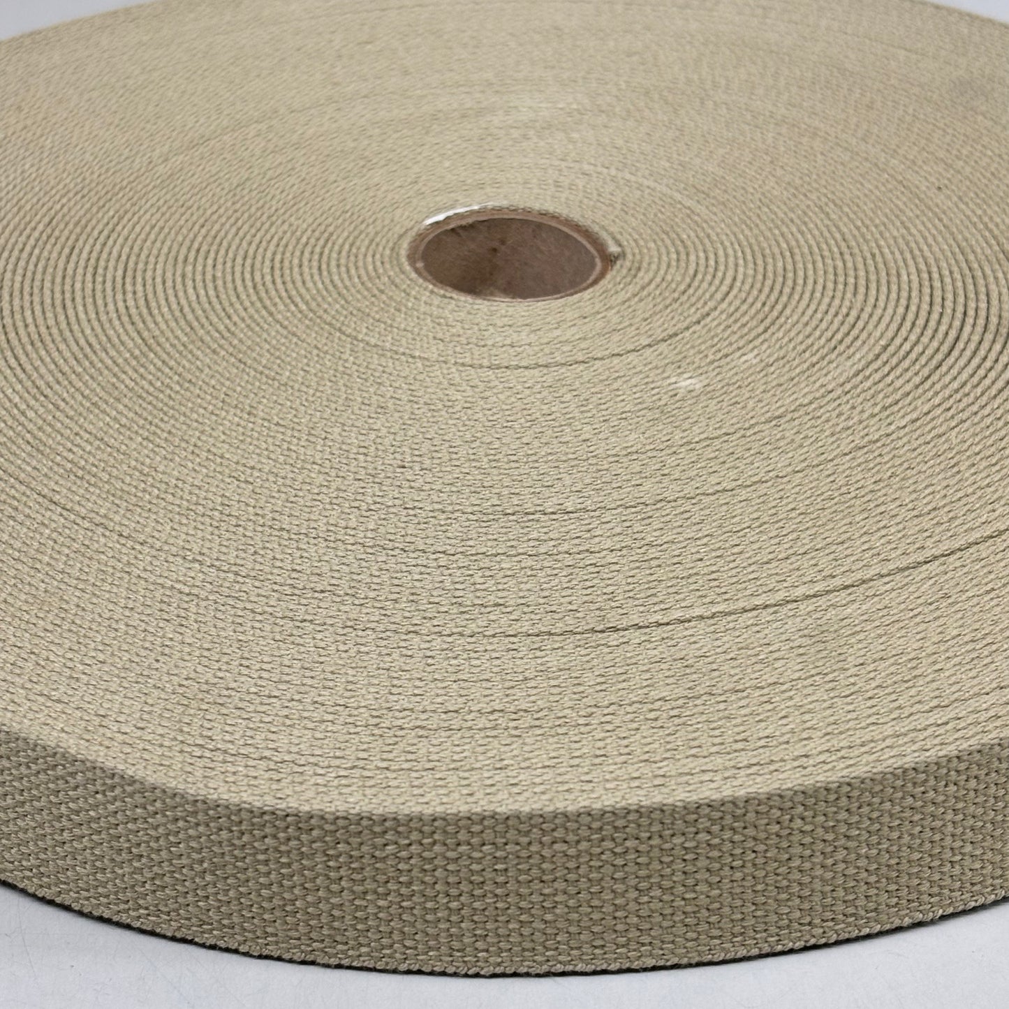 NORTH EAST KNITTING Heavy Duty Cotton Webbing/Belting 1-1/4"x50yds Beige WCAW