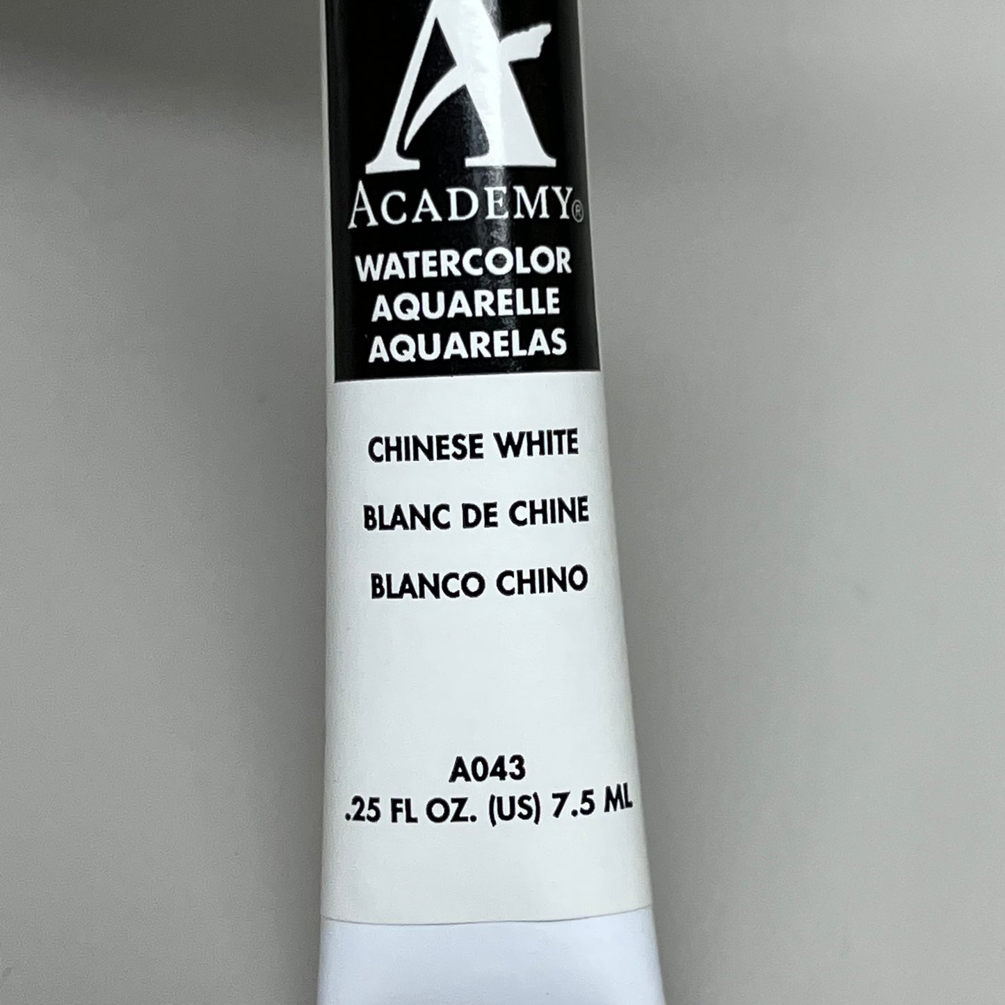 GRUMBACHER 6-PACK! Academy Watercolor Paint Chinese White .25 fl oz / 7.5 ml A043 (New)