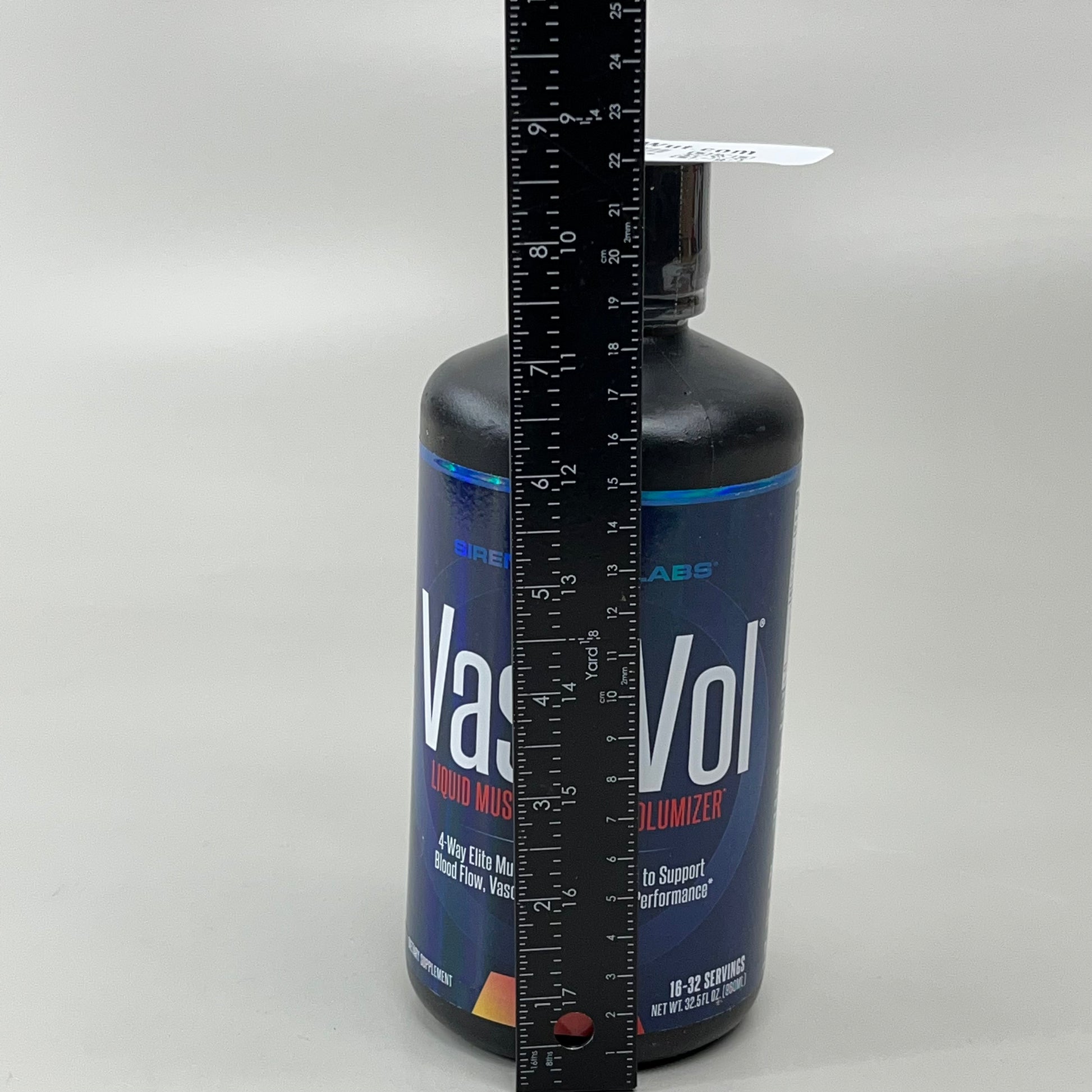 SIREN LABS VasoVol Liquid Muscle Pump Volumizer 32.5 FL oz. 960ML Exp PayWut