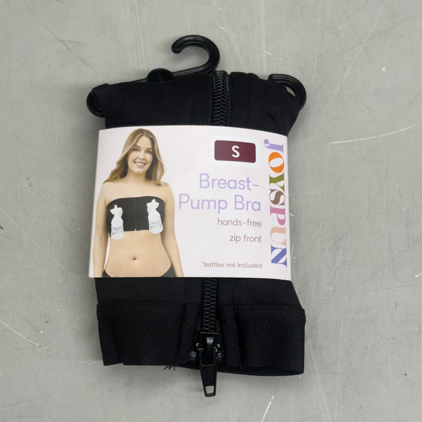 JOYSPUN Women's Maternity Hands-Free Nursing Pumping Bandeau Bra Size S