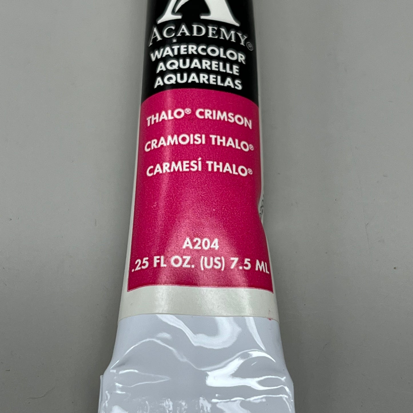 GRUMBACHER 6-PACK! Academy Watercolor Paint Thalo Crimson .25 fl oz / 7.5 ml A204 (New)