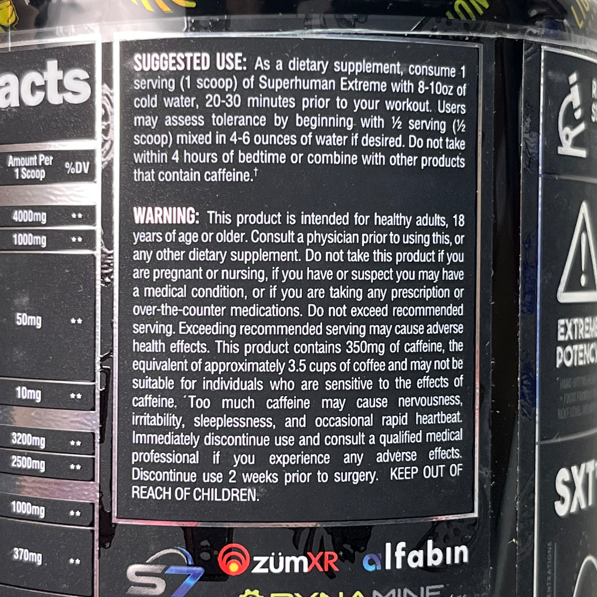 ALPHA LION Super Extreme Human PreWorkout Slaughtermelon 11.62 oz. 32