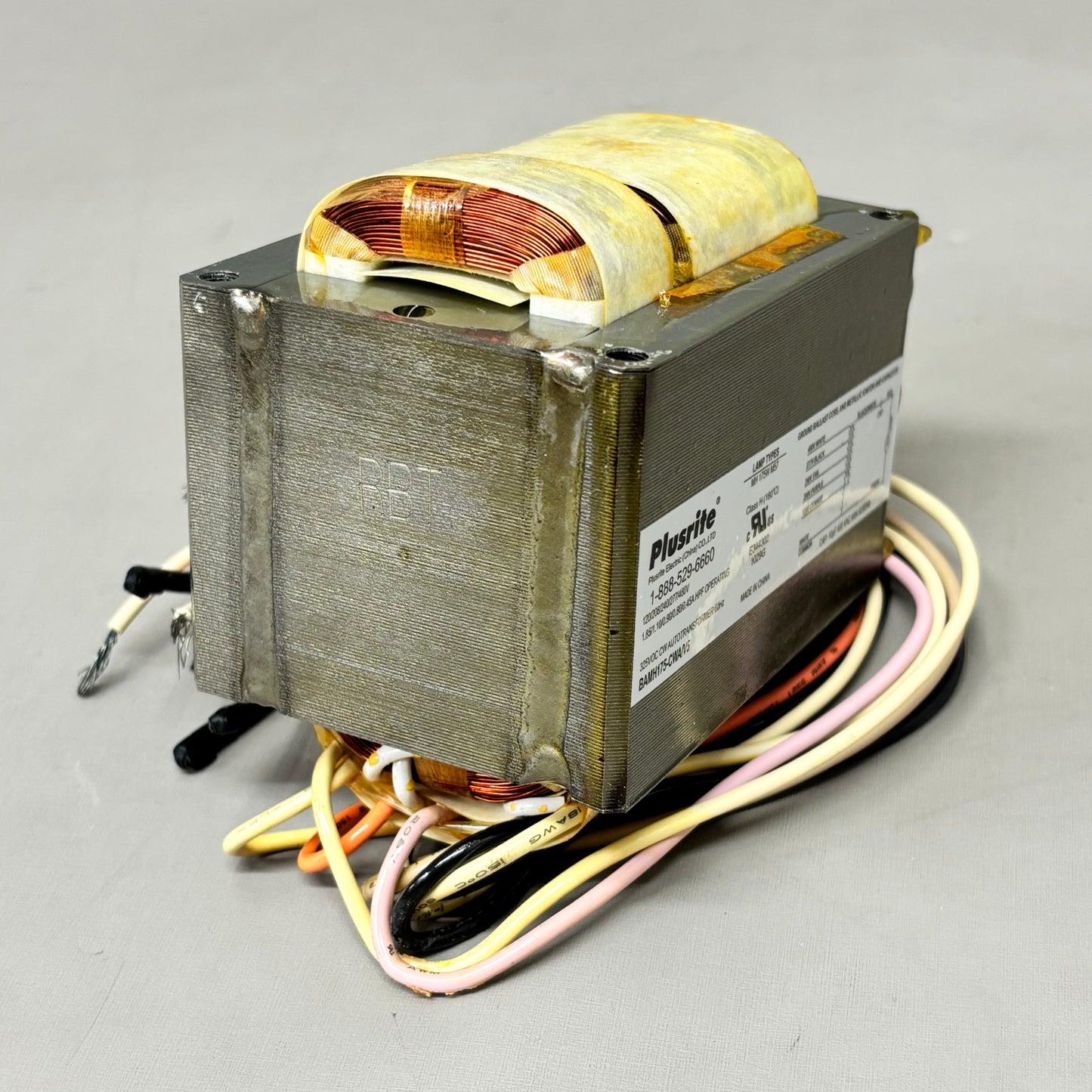 PLUSRITE Probe Start Metal Halide Ballast Kit 175 Watt M57 5 Tap BAMH175-CWA/V5