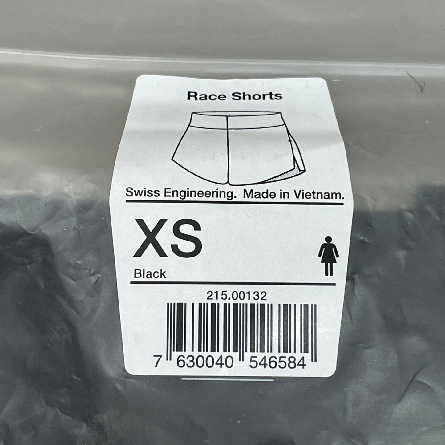 ON RUNNING Women's Active Wear Race Shorts Sz-XSmall Black 215.00132