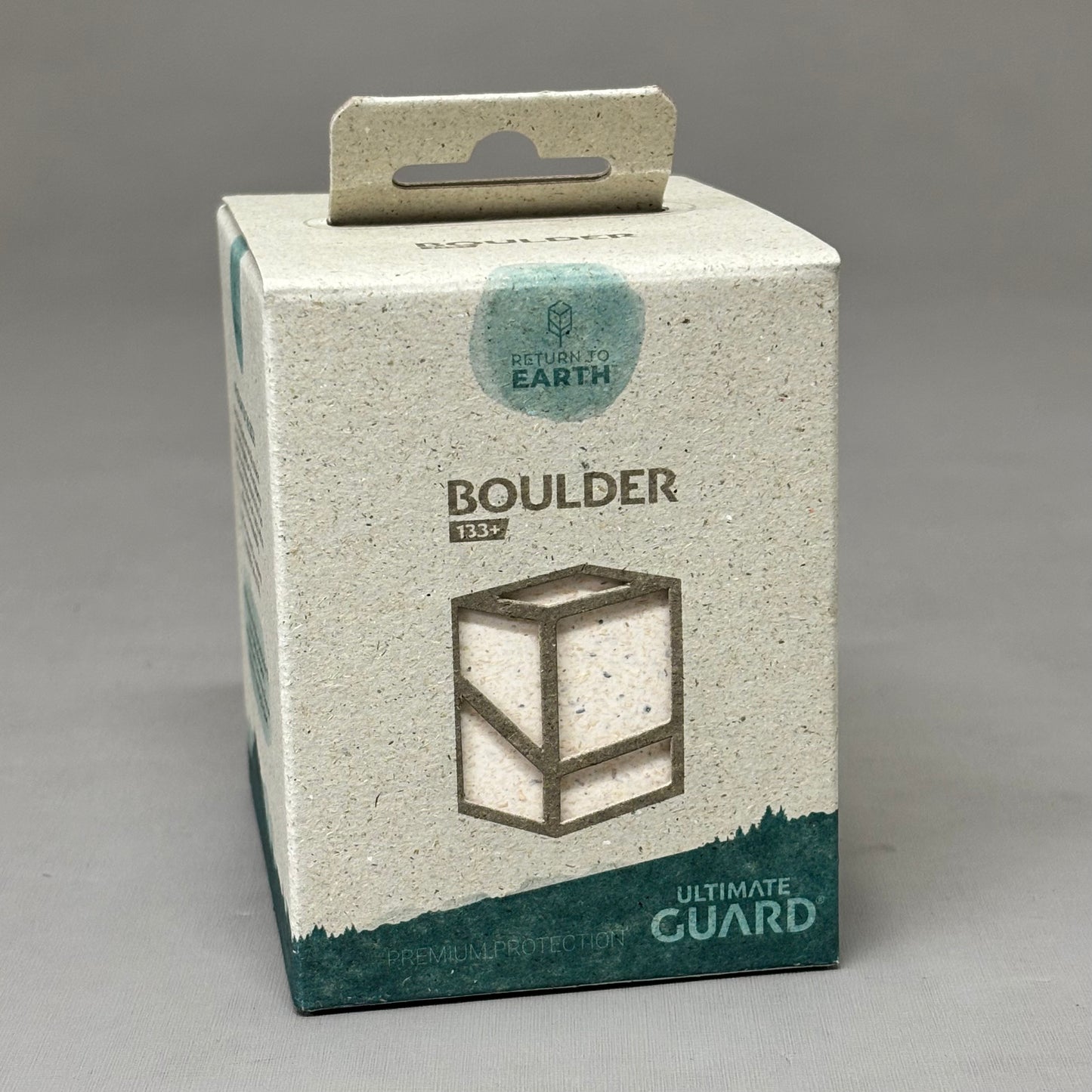 ULTIMATE GAURD Return to Earth Boulder 133+ Secure Double Sleeve Decks Natural