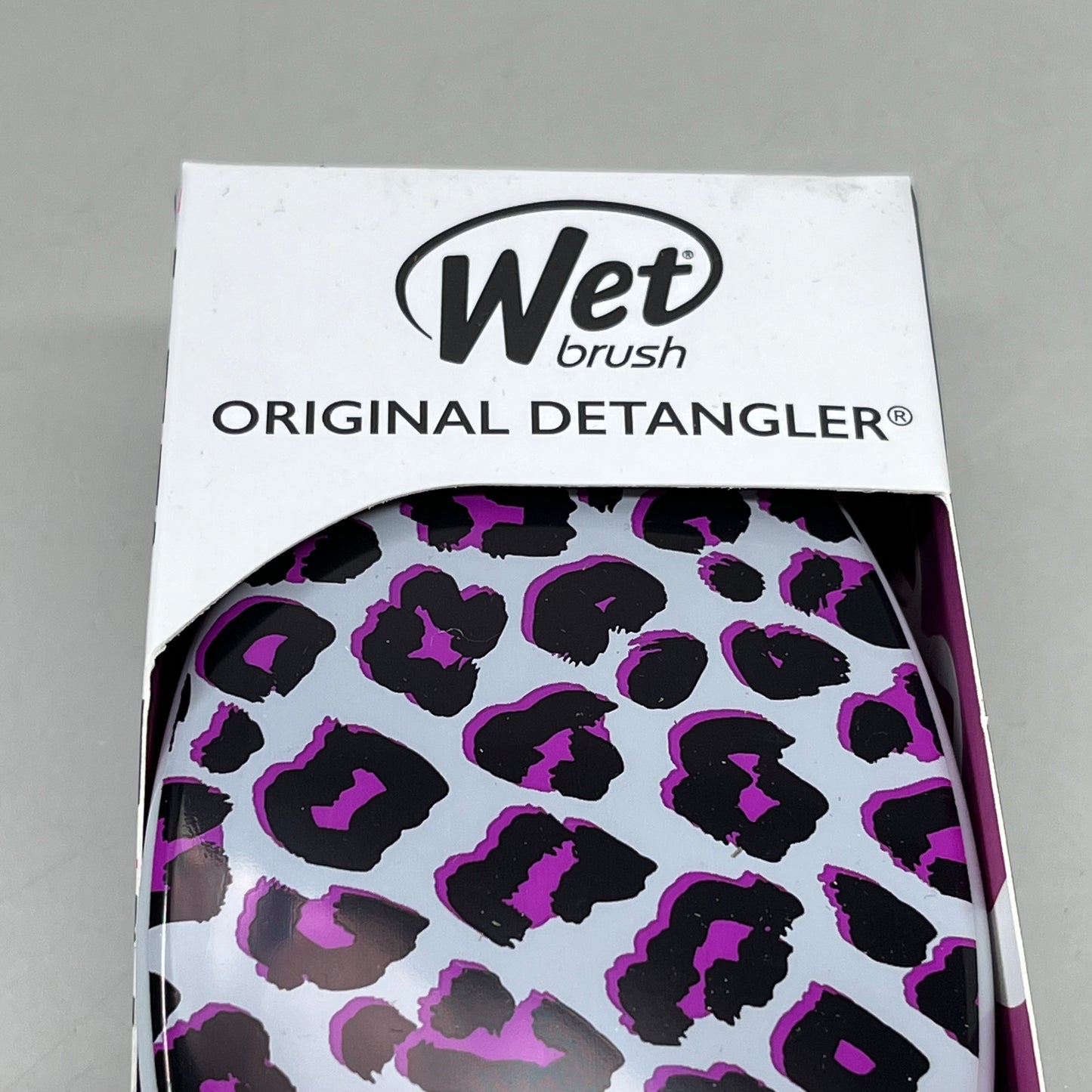 WET BRUSH (3-PACK!) Original Detangler Leopard Print Grey/Pink GYSPB830SAFA