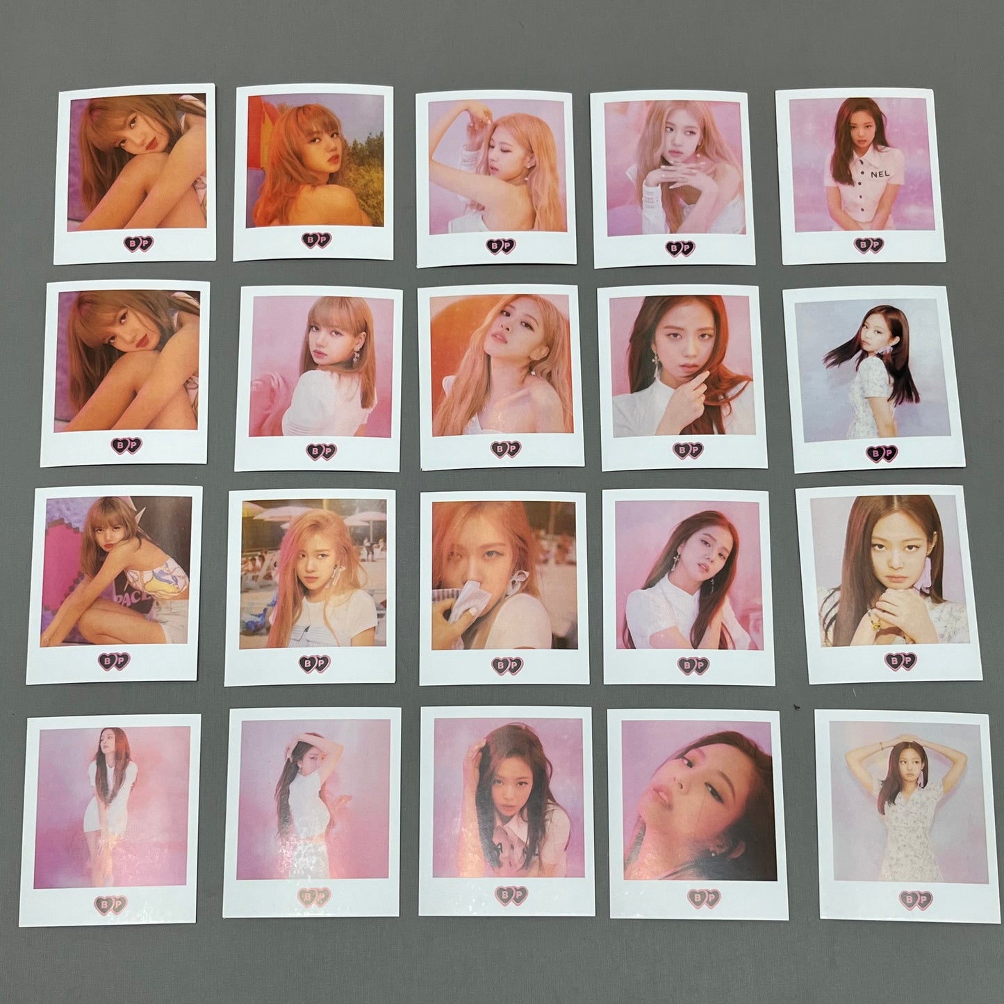 Lot of 13! BlackPink Photo Lomo Polaroid Pictures of Each Member With Clothes Pins