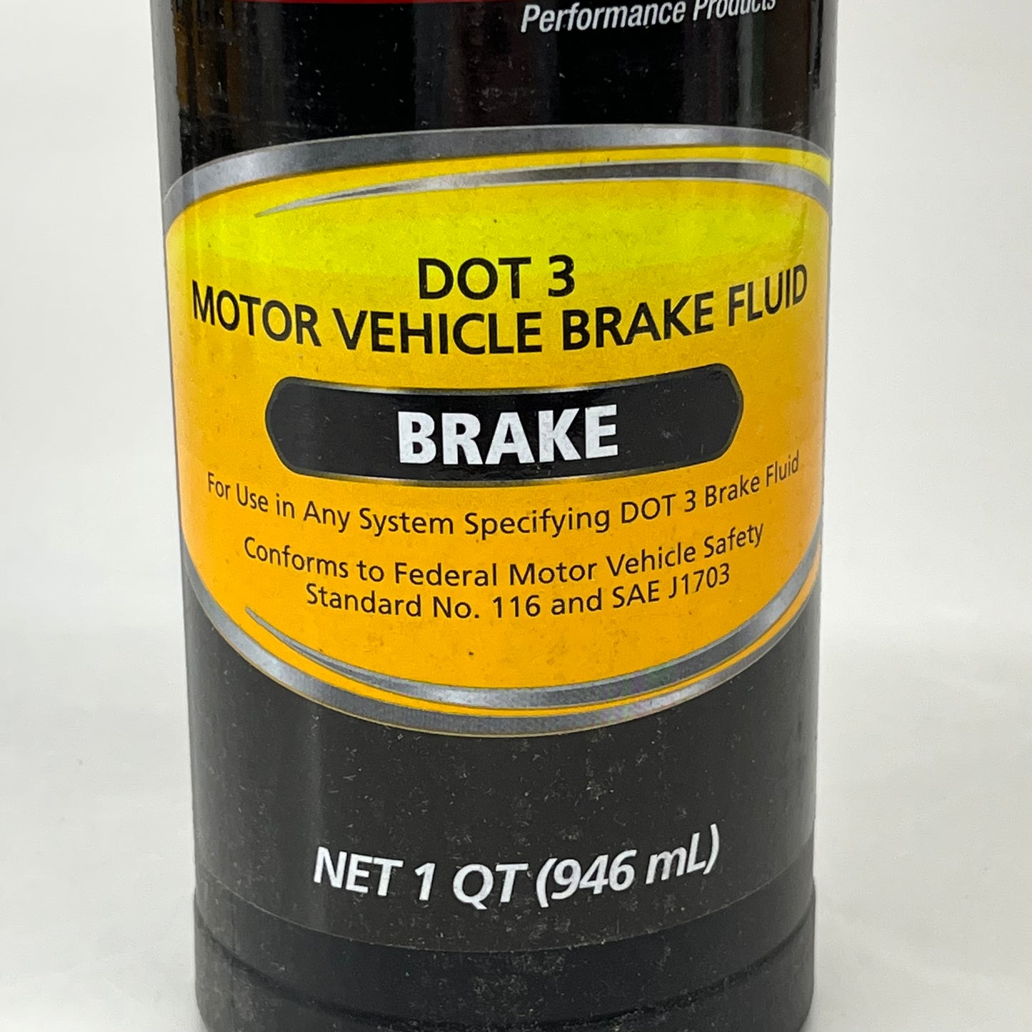 FULL THROTTLE 4-PACK!  Dot 3 Motor Vehicle Brake Fluid Net 1QT (946 mL) FT50103