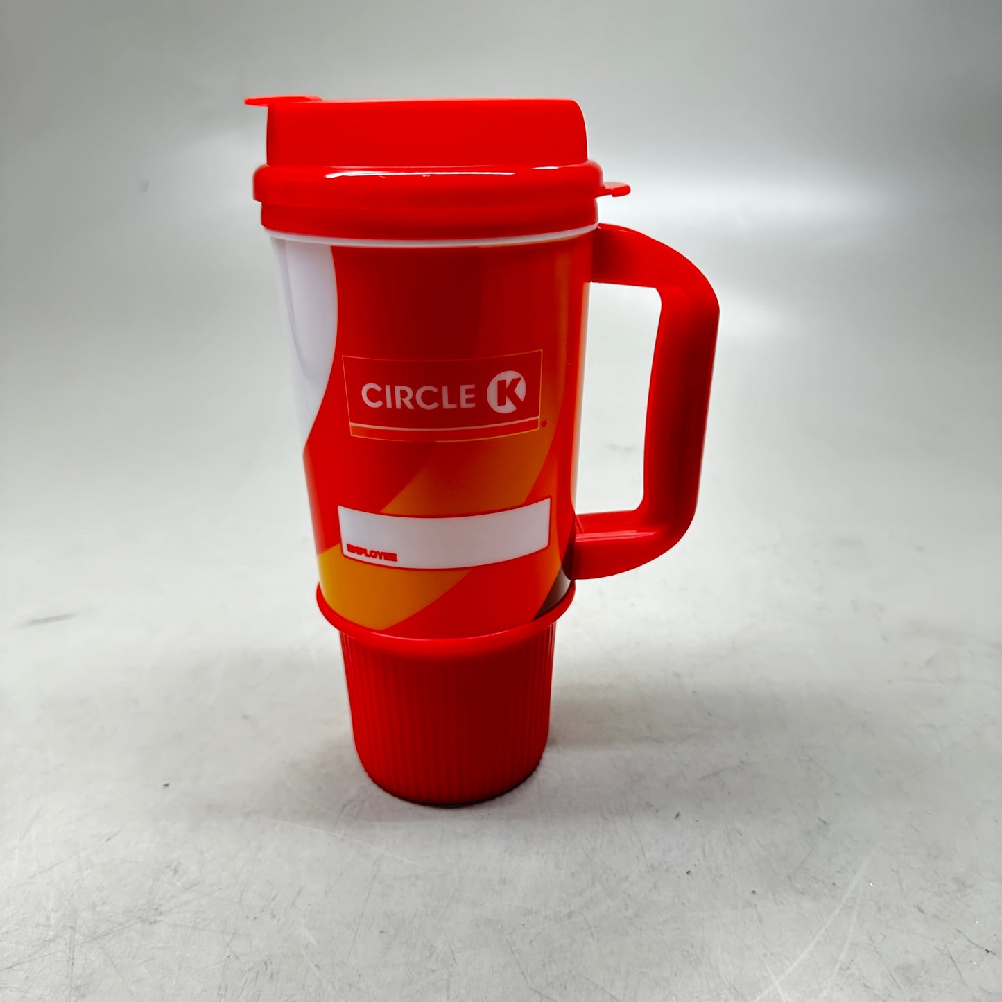 CIRCLE K (2 PACK) Soft Drink Cup Gas Station Mug 24 oz Red