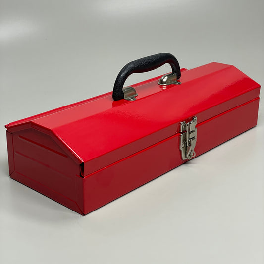 ZA@ BIG RED Torin 16" Professional Hip Roof Style Portable Steel Hand-Away Tool Box TB102