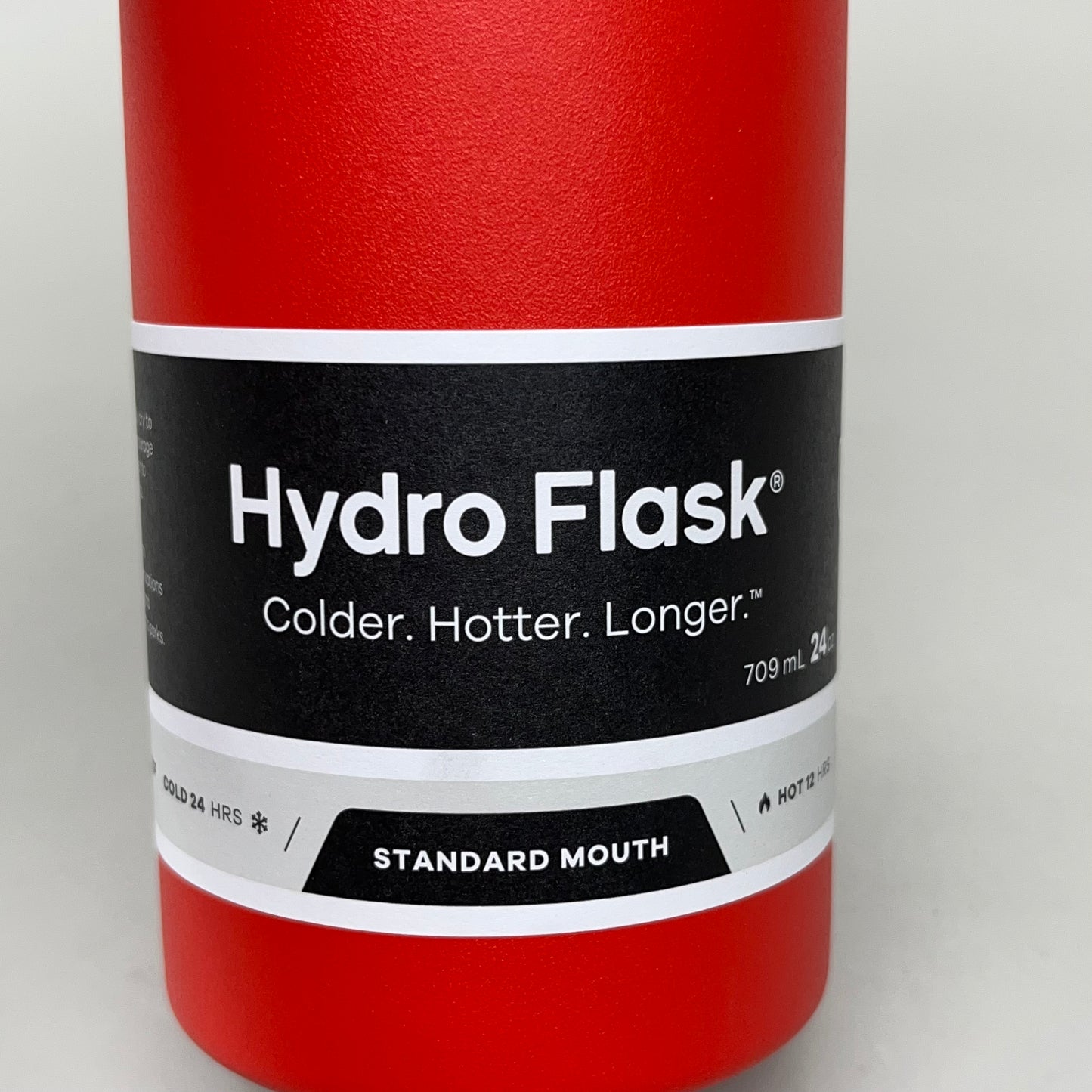 HYDROFLASK Standard Mouth Flex Cap Pro-Grade Stainless Steel Goji 24 oz S24SX612