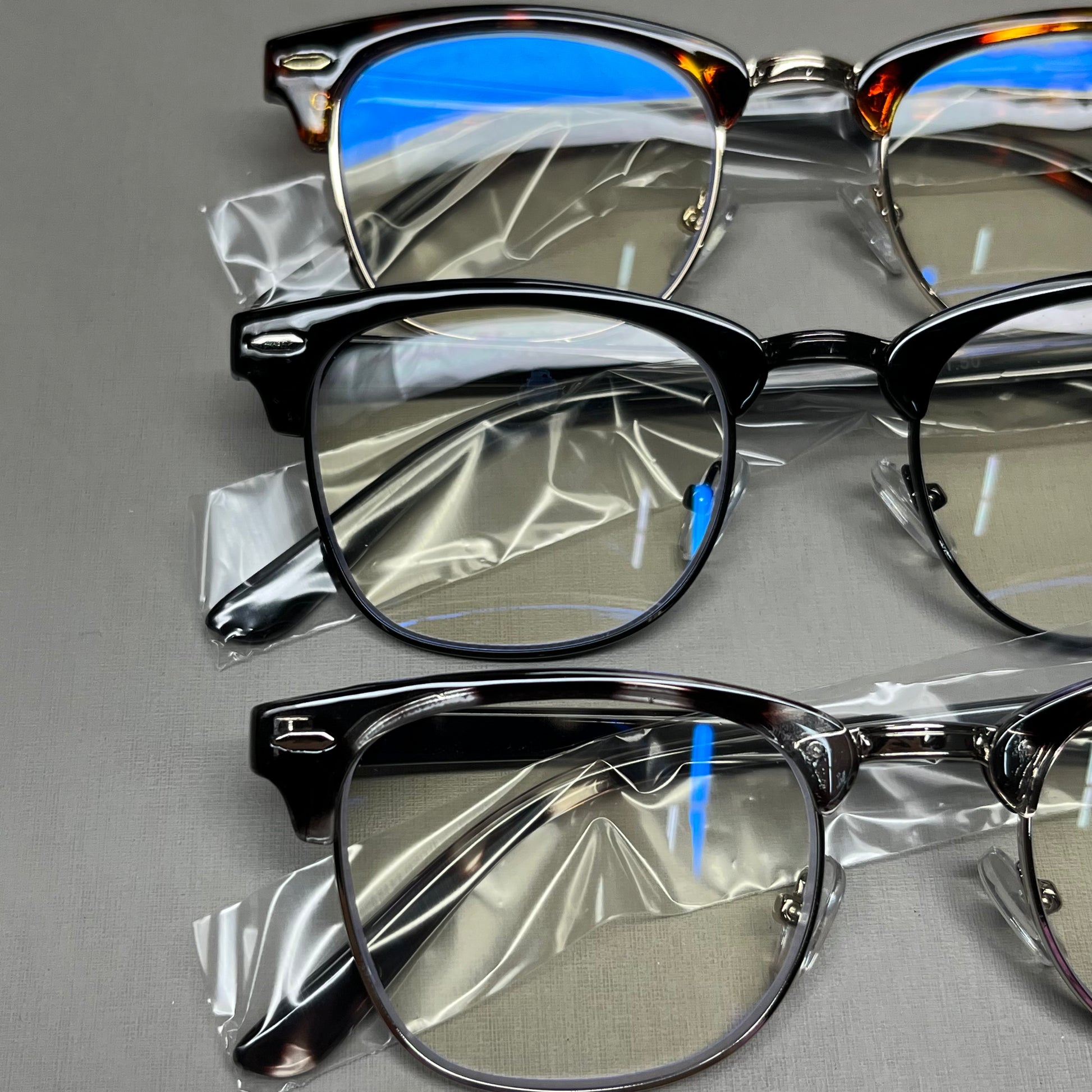 1.0 reading glasses 3 top pack