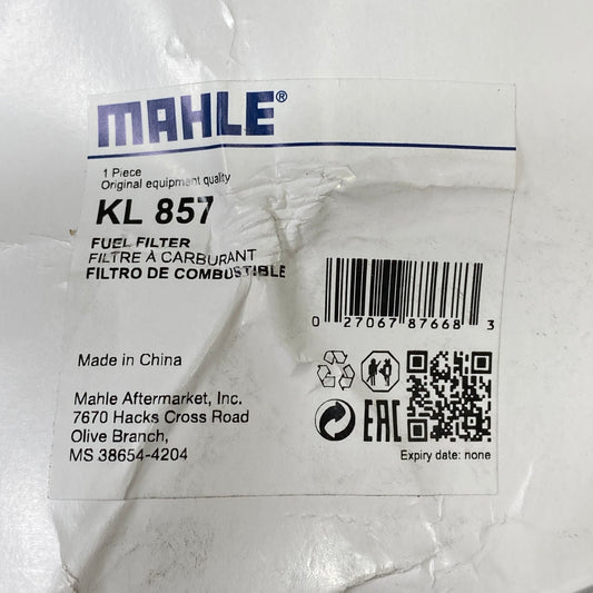 MAHLE Fuel Filter For Toyota & Lexus  Black KL857 (As-is (See Images))