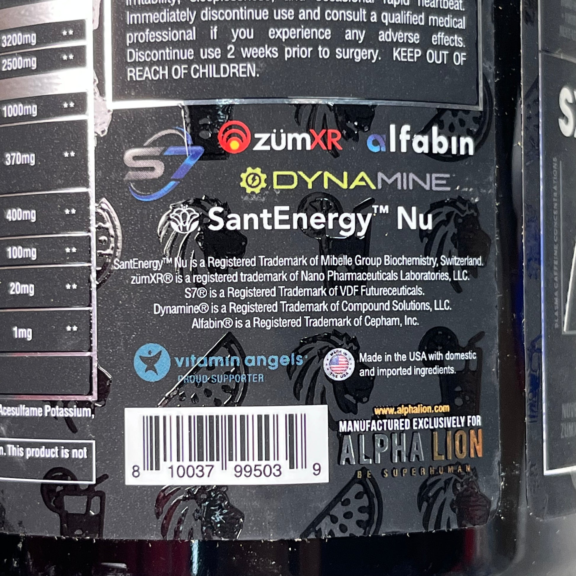 ALPHA LION Super Extreme Human PreWorkout Slaughtermelon 11.62 oz. 32