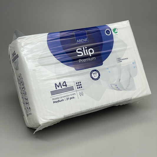 ABENA Slip Premium Incontinence Brief Maximum Absorbency (21 pcs) Sz Medium M4