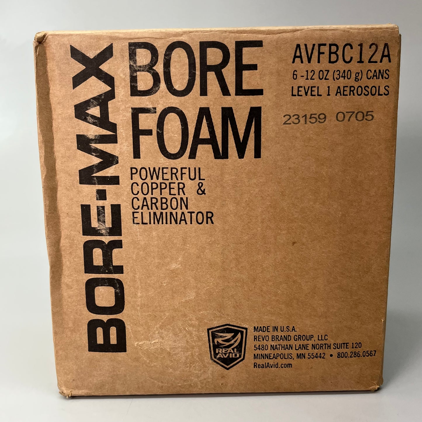 BORE-MAX 6-PACK! Maximum Performance Gun Care Bore Foam 12 oz Aerosol Red AVFBC12A