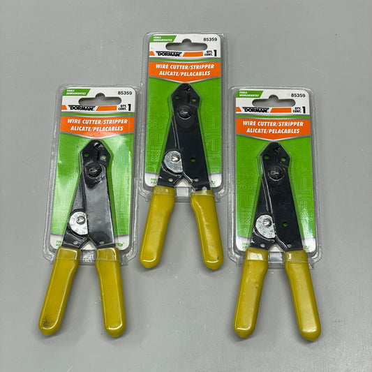 DORMAN (3 PACK) Adjustable Wire Stripper/Cutter Tools 85359