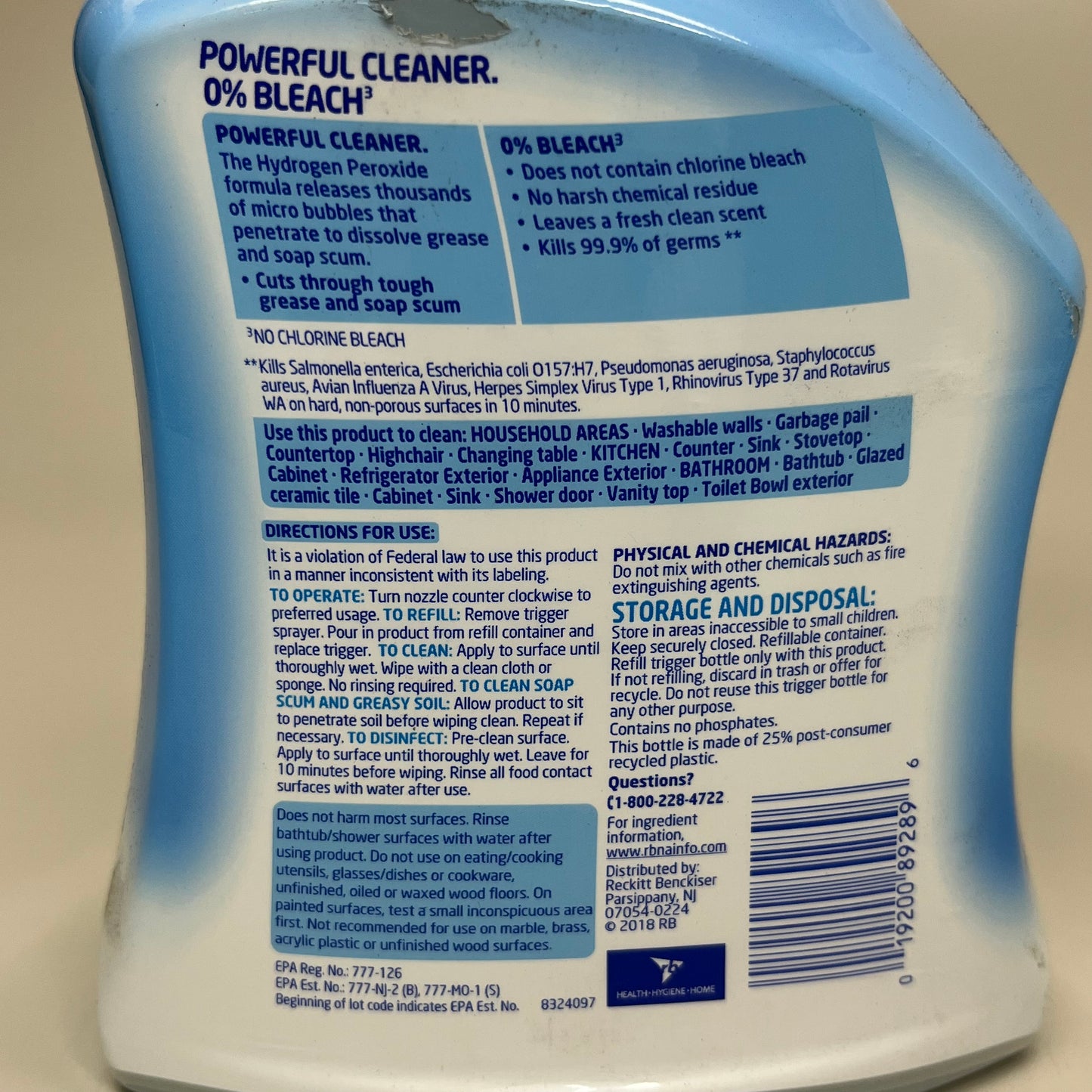 LYSOL Multi-Purpose Cleaner Disinfectant w/ Citrus Sparkle Zest Scent (New)