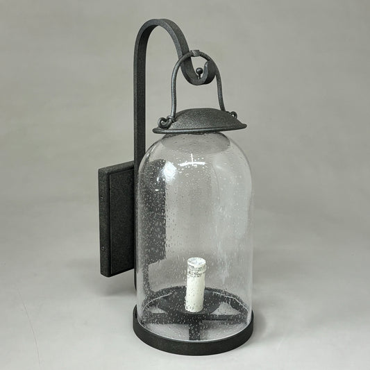 HUDSON VALLEY Lighting Group Napa County Wall Sconce Seedy Glass/Black B5181-FRM