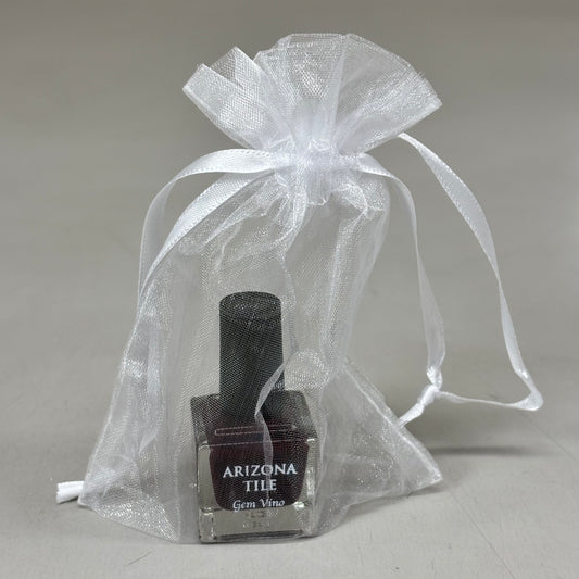 ARIZONA TILE (5 PACK) Nail Polish in Decorative Tie Closure Bags Gem Vino Color
