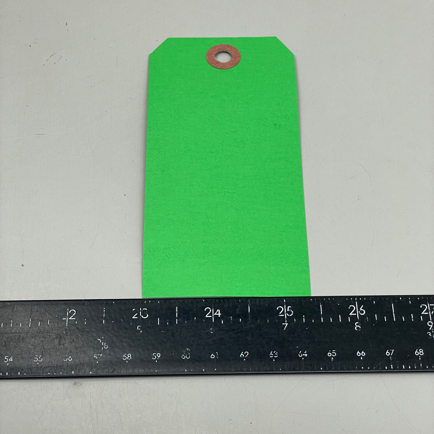 1,000 Shipping Hang Tags Dark Green 13 Pt. Cardstock 4 3/4" x 2 3/8" 513DKG