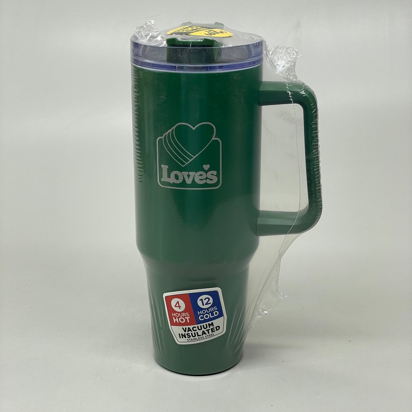 EASYGO DRINKWARE Love's Lake Vacuum Insulated Stainless Steel Mug 40oz Green LKM-40