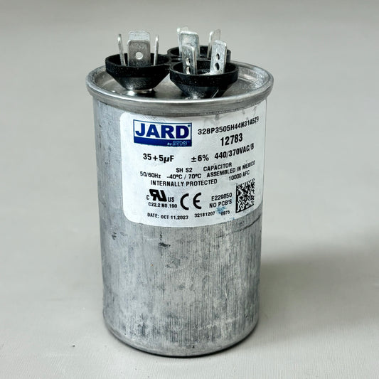 ZA@ MARS Aluminum Motor Run Capacitor Round JARD Hz 50/60 Voltage 440/370 12783