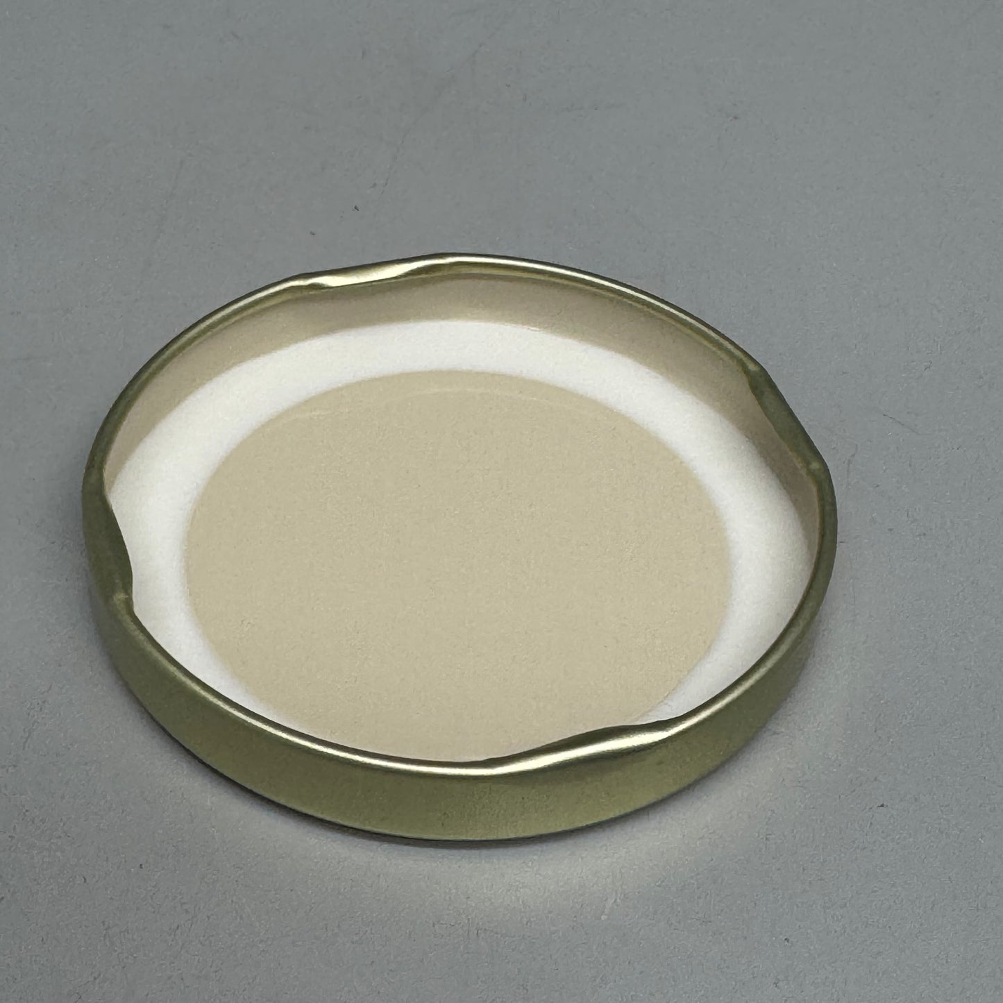 MASSILLY (100 PACK) 63mm Jar Lid Sz 63mm Gold 63RTO P27/2WHBNA