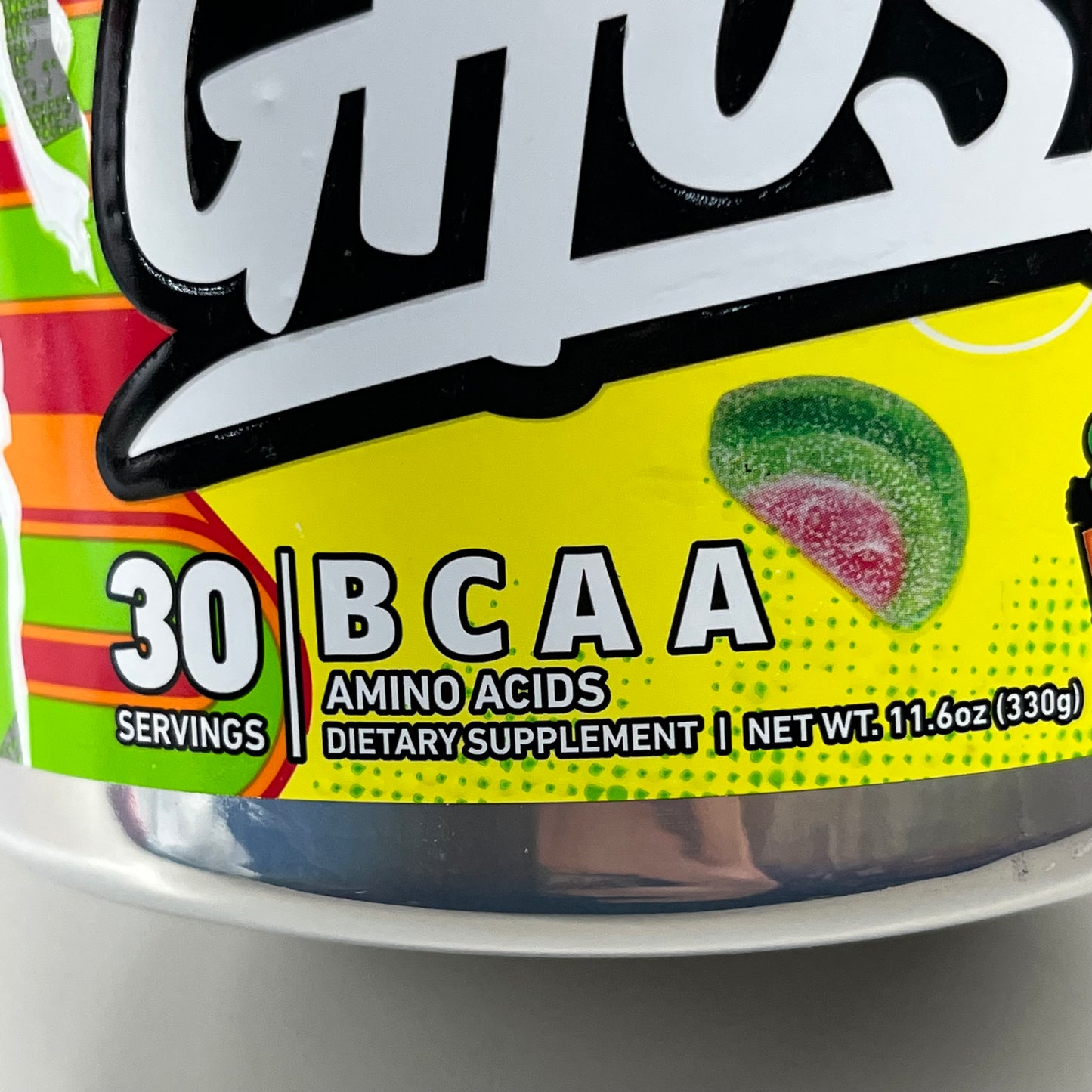 GHOST BCAA Amino Acids Sour Patch Kids Watermelon 11.6oz. 330g Exp 01
