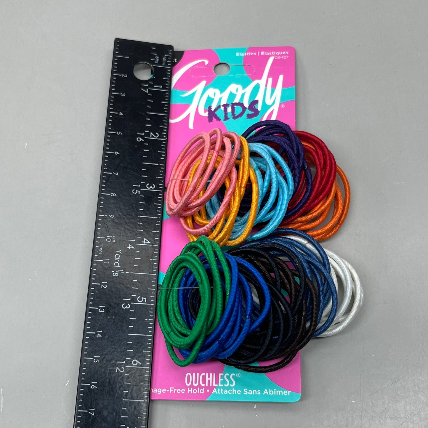 GOODY (3 PACK!) Ouchless Girl's Regular Braided Elastics Colorful 3000140