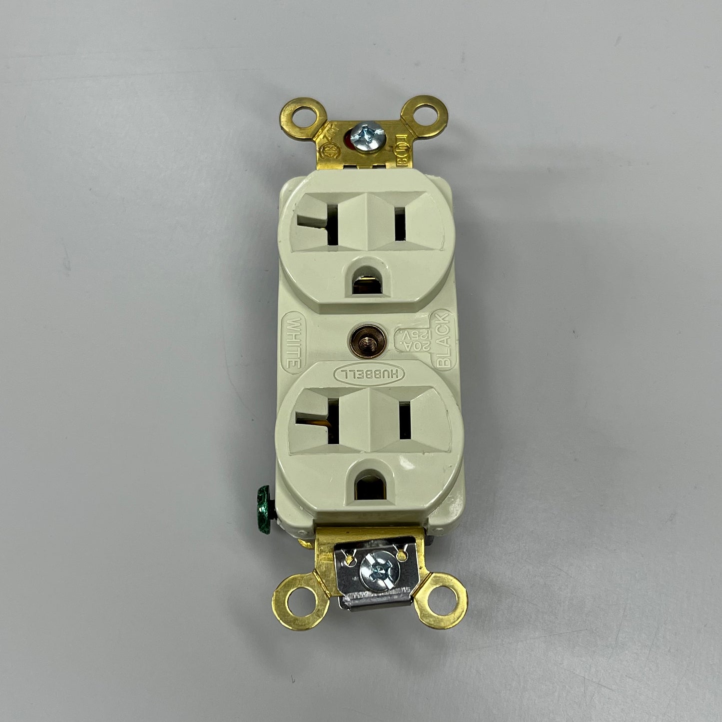 HUBBELL 10-PACK! Wiring Receptacle Outlet 4" x 1.5" Beige HBL5352I (New)