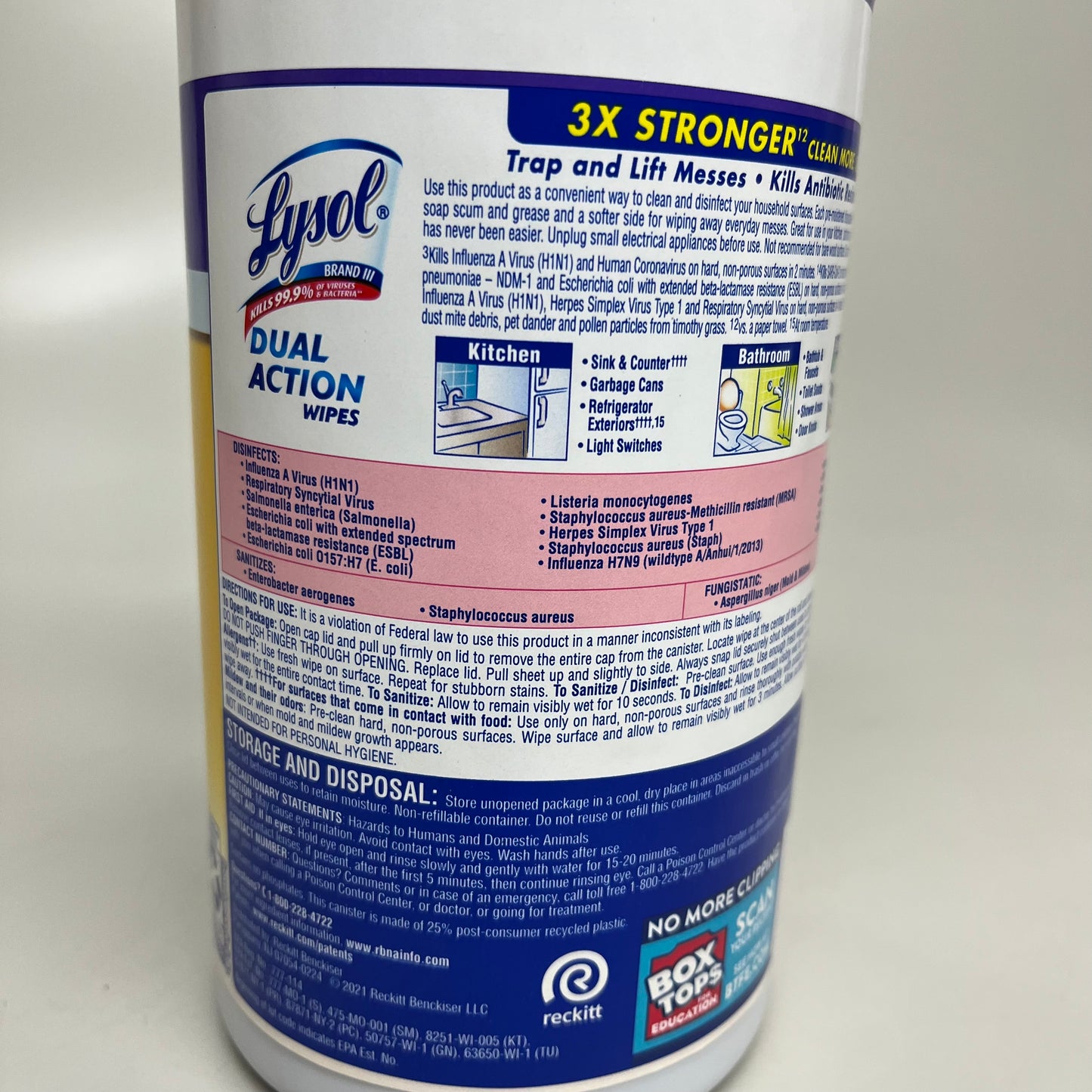 LYSOL 6-PACK! Dual Action Disinfecting Wipes 75 Wet Wipes Each Citrus Scent 3214214
