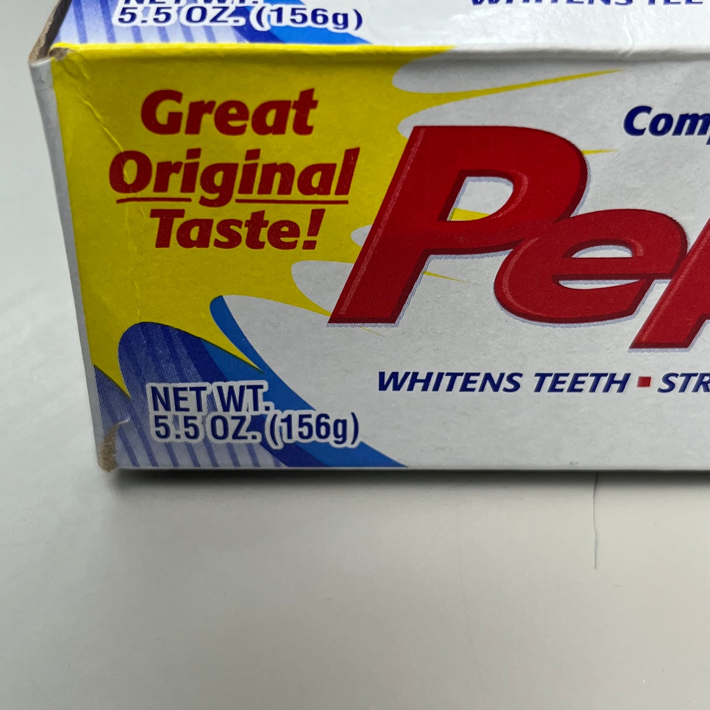 ZA@ PEPSODENT 12-PACK! Complete Care Toothpaste Original Flavor 5.5 oz Each BB 03/25 AS-IS