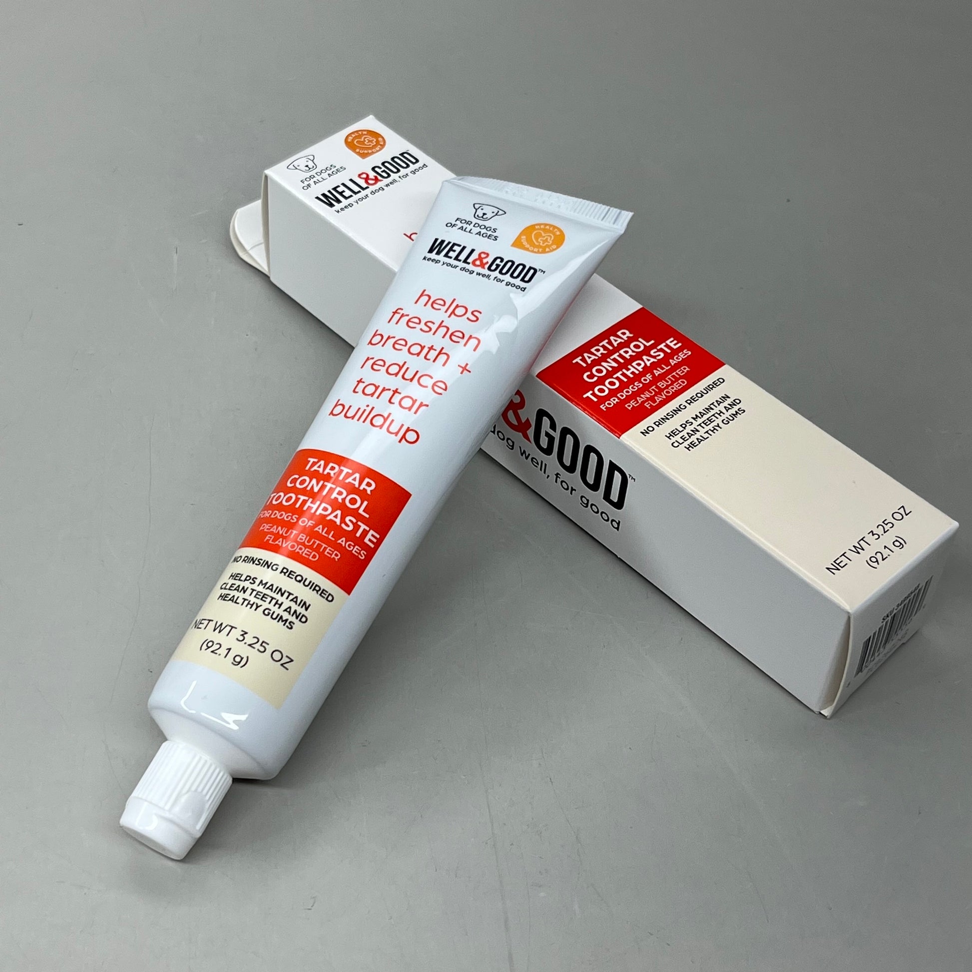 Well & good tartar control clearance toothpaste