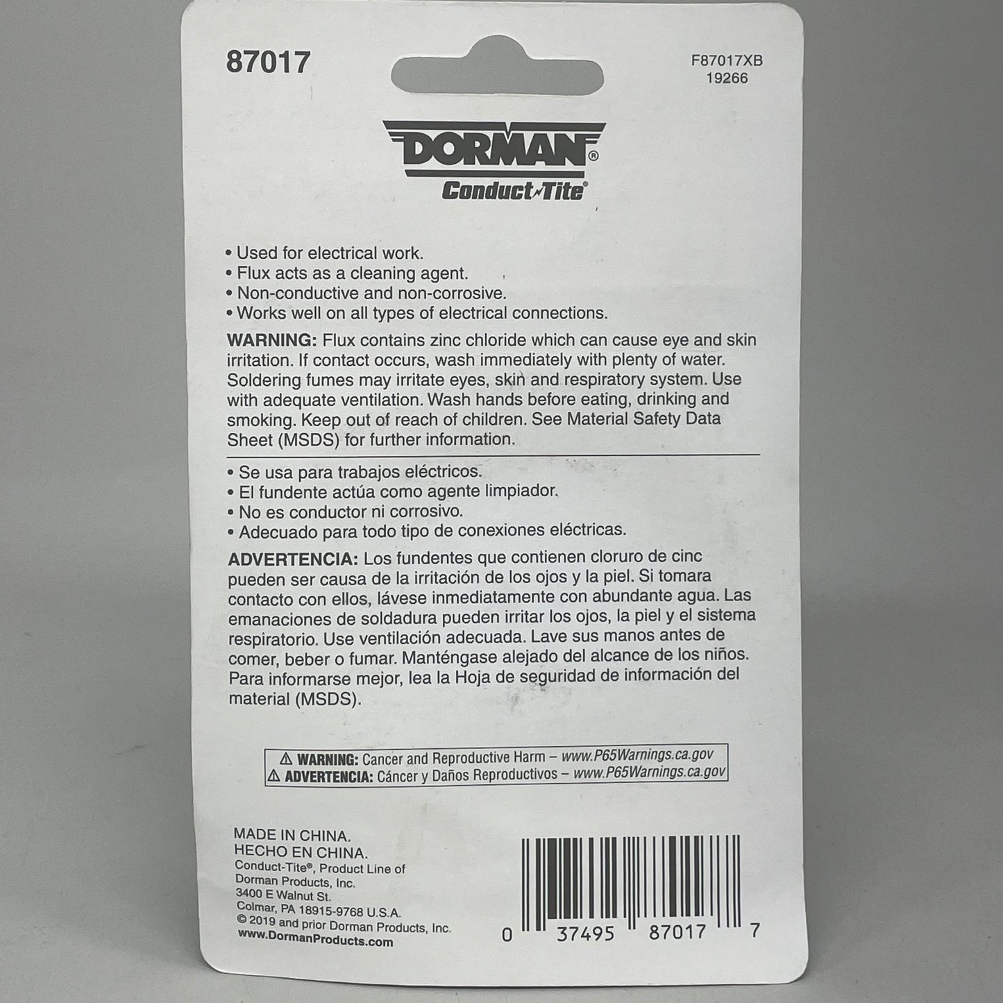 DORMAN (2 PACK) Lead-Free Rosin Core Solder 87017