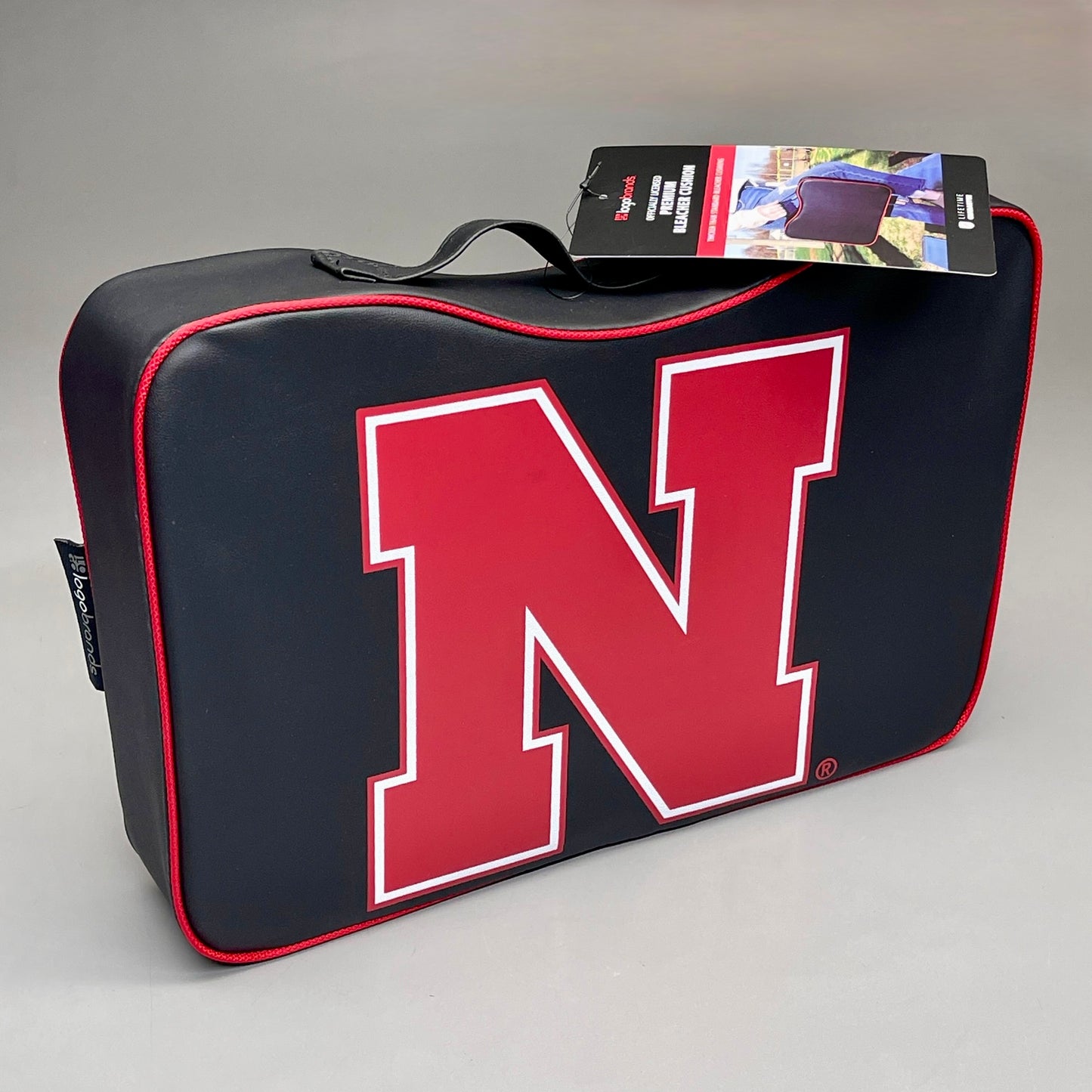 NEBRASKA Cornhuskers (2 PACK) Premium Thick Seat/Bleacher Cushion (Officially Licensed by LOGOBRANDS) 182–71P