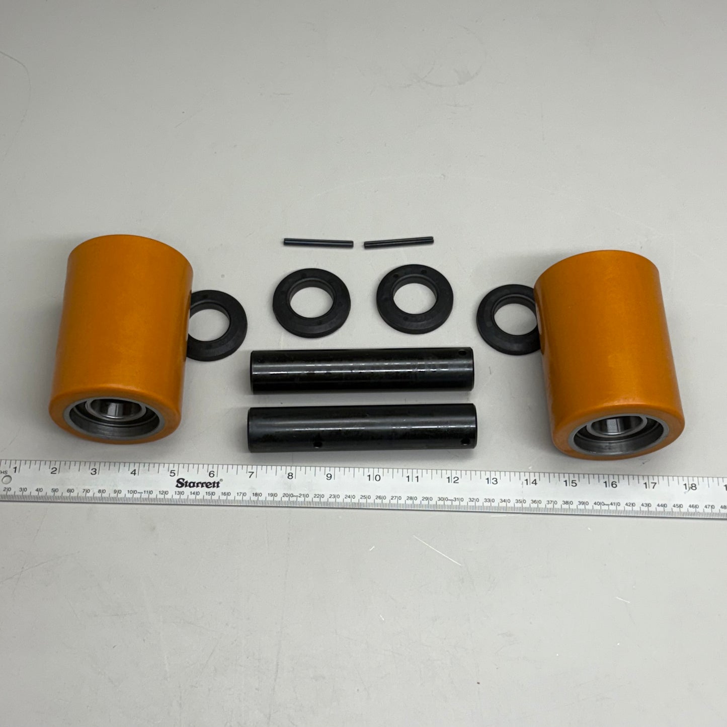 DURARUN Poly Load Wheel Kit for Electric Pallet Jack Truck W/ Axles & Bearings PJL-5358