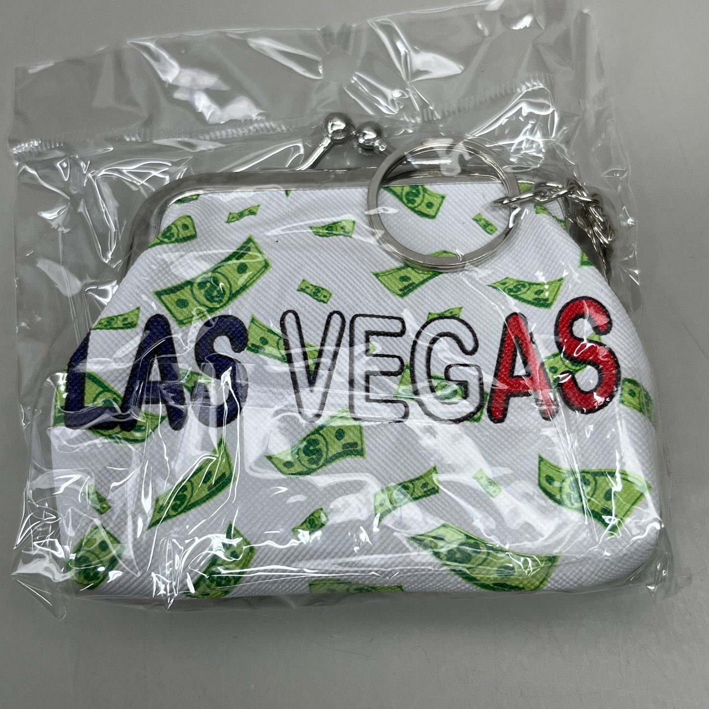 LAS VEGAS 3-PACK! Welcome to Fabulous Las Vegas Coin Purse Souvenirs 4" x 4" Money