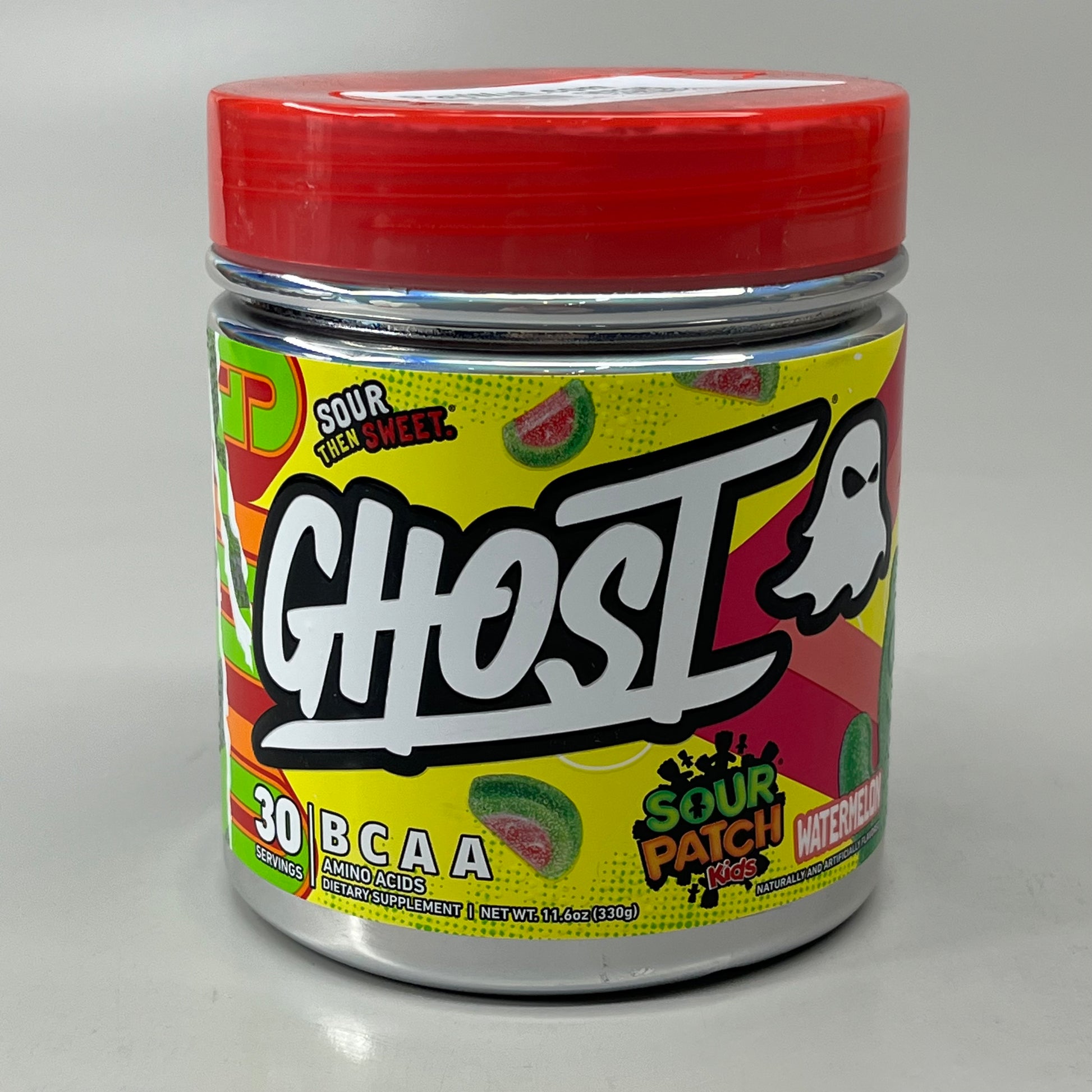 GHOST BCAA Amino Acids Sour Patch Kids Watermelon 11.6oz. 330g Exp 01