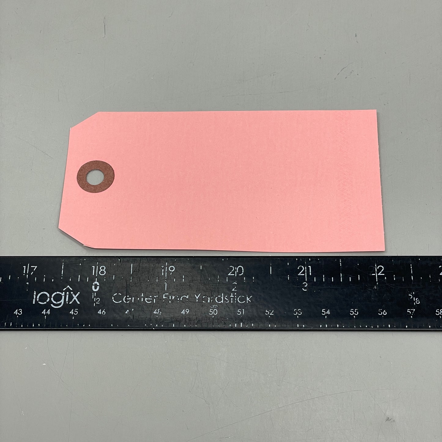 1,000 Shipping Hang Tags Pink 13 Pt. Cardstock 4 3/4" x 2 3/8" 513PNK