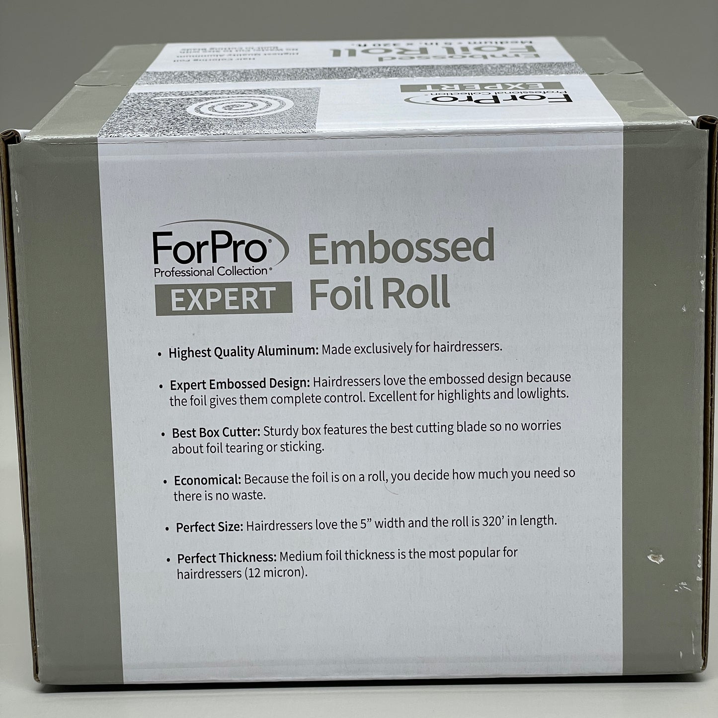 FORPRO Expert Embossed Aluminum Foil Roll For Color Application 320 ft. 440097