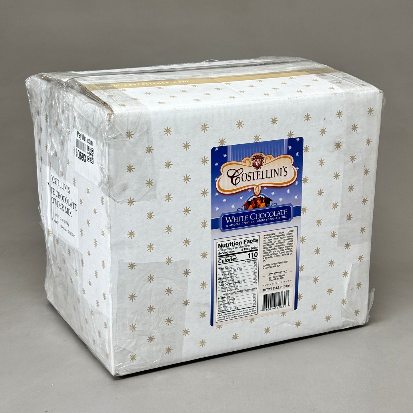 COSTELLINI'S 25 Lbs Bag White Chocolate Drink Powder 5372014