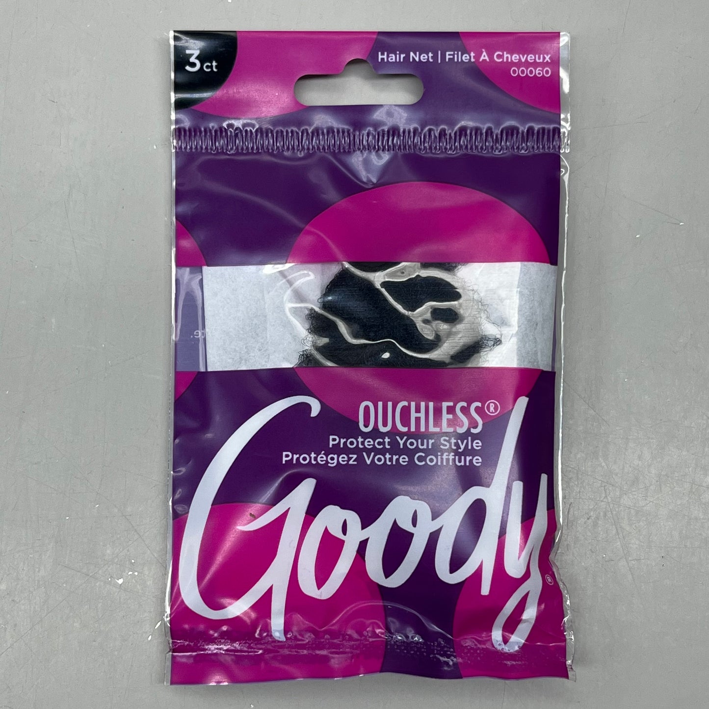 GOODY (6 PACK!) Ouchless Hair Nets Black 3000500