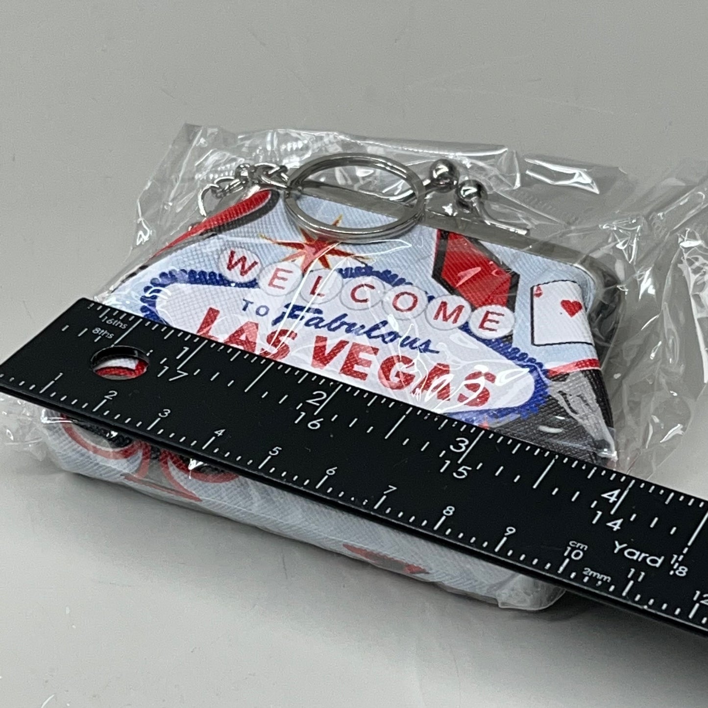 LAS VEGAS 3-PACK! Welcome to Fabulous Las Vegas Coin Purse Souvenirs 4" x 4" Cards