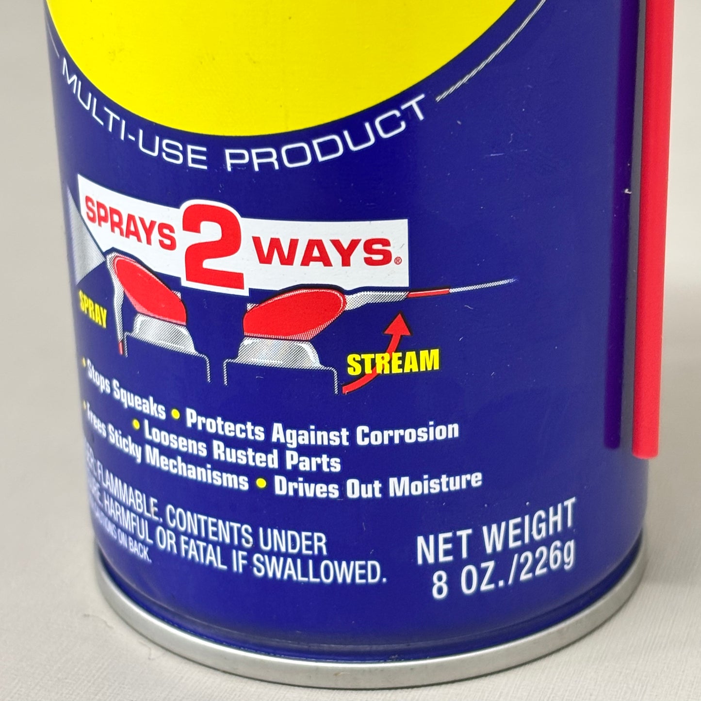 ZA@ WD-40 (6 PACK) Original Formula Multi-Purpose Lubricant Spray w/ Straw 8 fl oz B