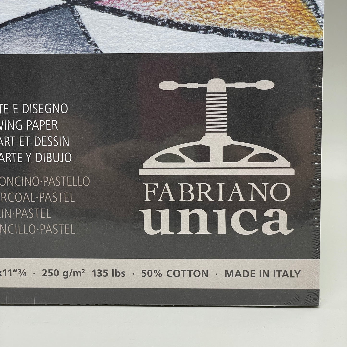 FABRIANO (5 PK) Unica Bianco Paper Pad 20 Pages 8.5"x11.75 19100383